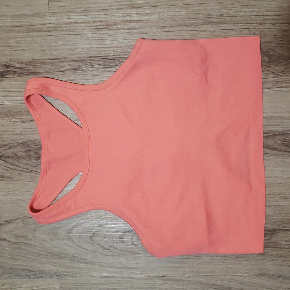 Lululemon Ebb to Street Cropped Racerback Tank Top *Raspberry Cream Size 12